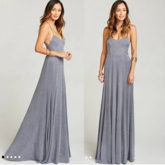 Show Me Your Mumu Godshaw Goddess Gown Dancing Queen Shine Smoke  XXL NWT - Picture 1 of 14